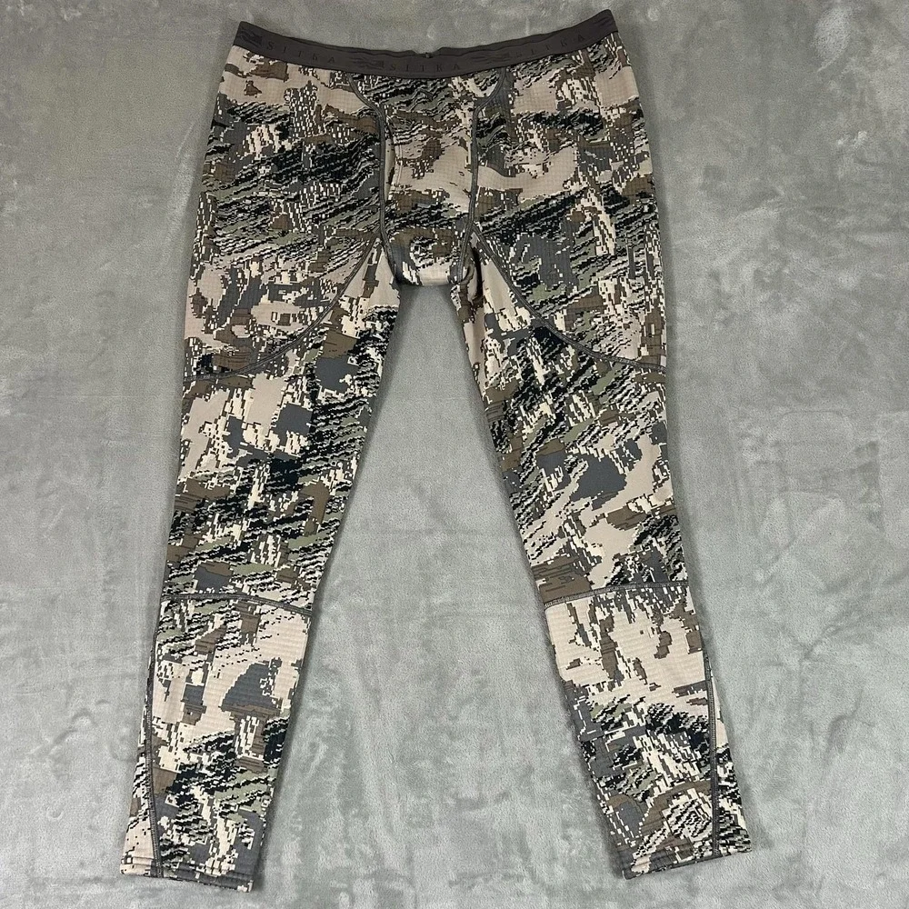 Sitka Long Johns Mens XXL Multicolor Optifade Camo Thermal Fleece Underwear